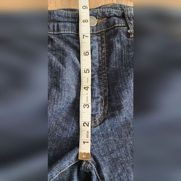 AJ Armani Jeans Women's Size 32 Bootcut Stretch Denim Blue Designer Y2K Luxury‎ - Picture 4 of 8